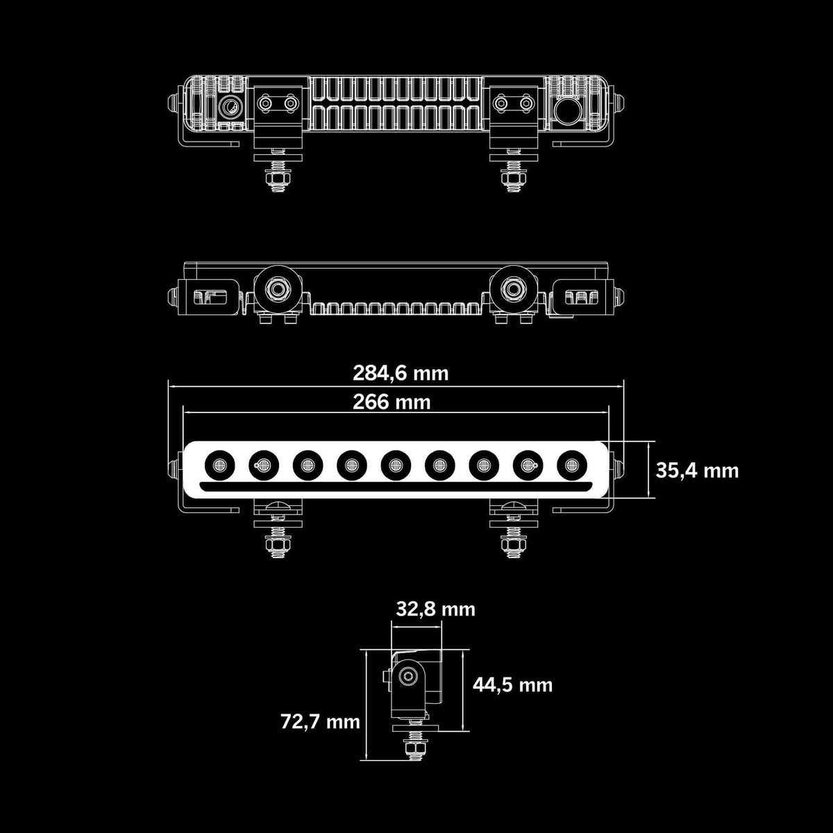 Strands NUUK D-LINE LED BAR 10″