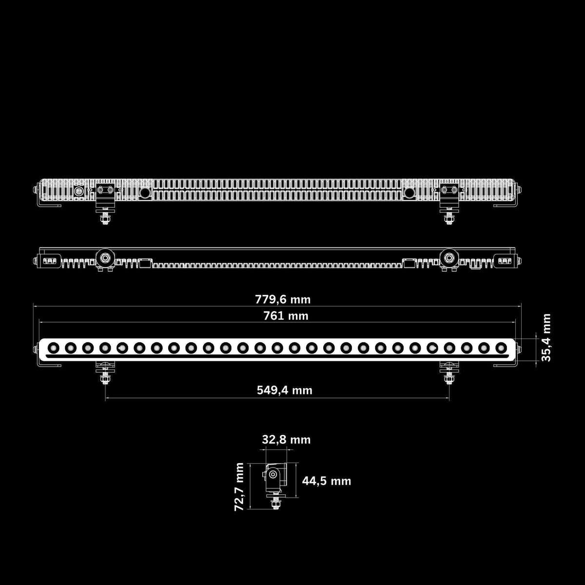 Strands NUUK D-LINE LED BAR 30″