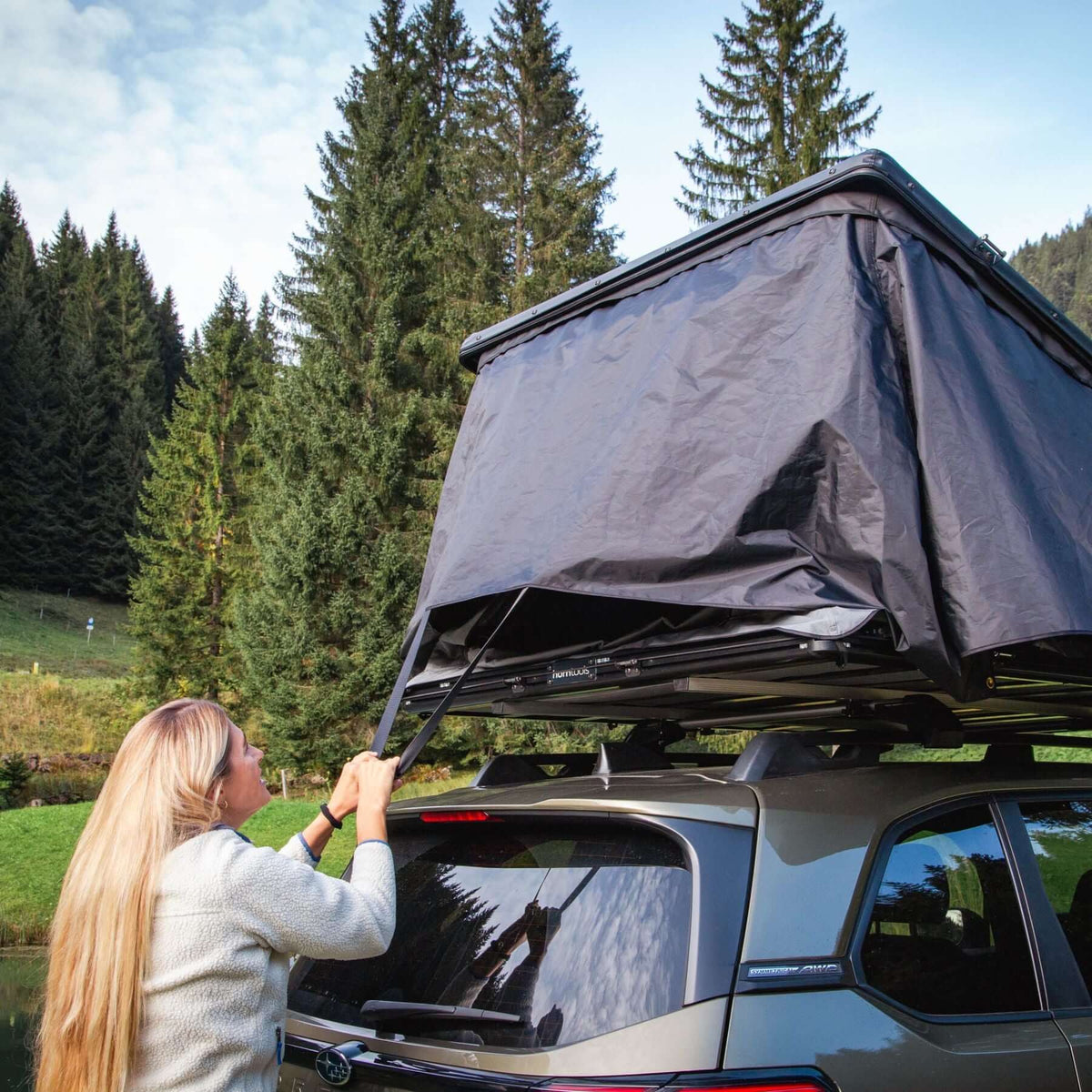 Triangle Dachzelt Cloud für 2 Personen - 140 cm